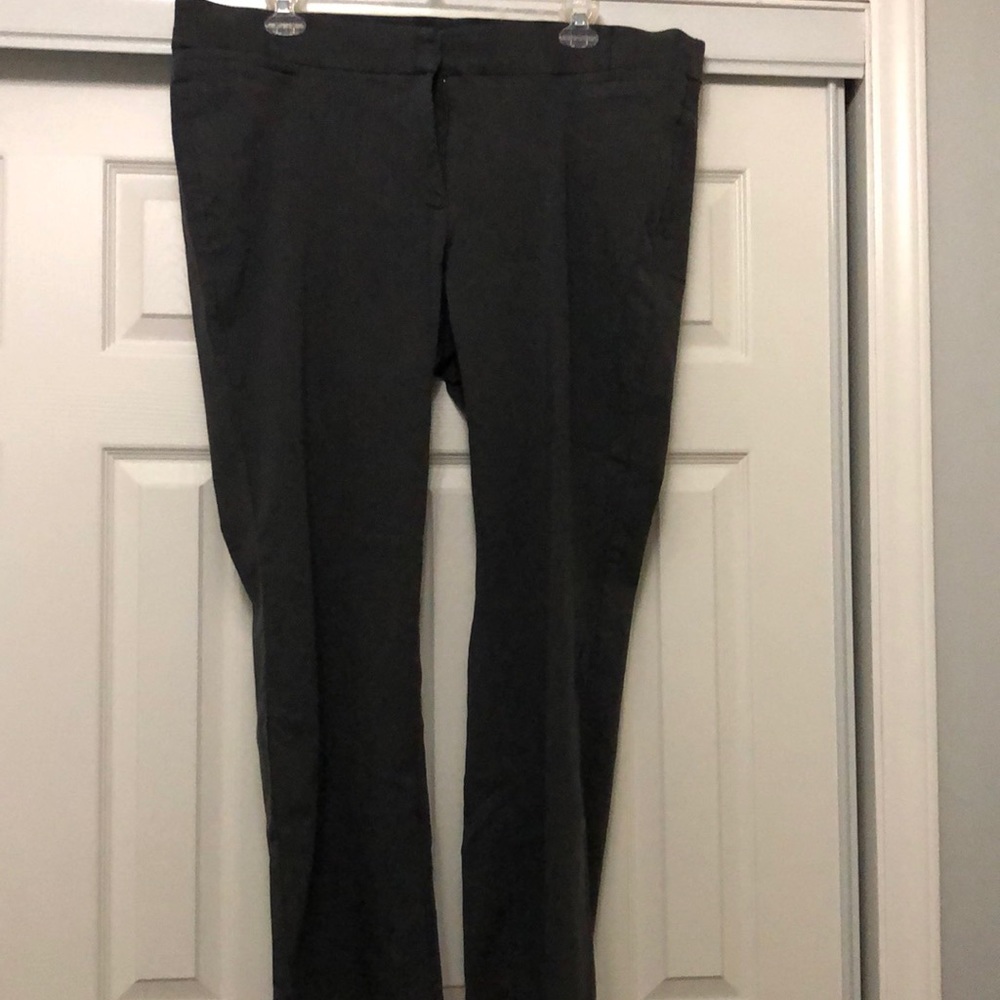 Lane Bryant The Allie heathered gray dress pant